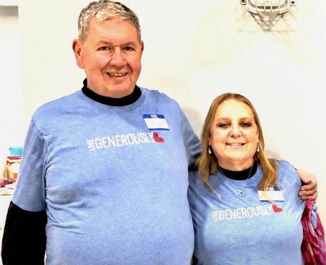 Steve and Sally Whaley, named Lexington Kiwanis Volunteers of the Year